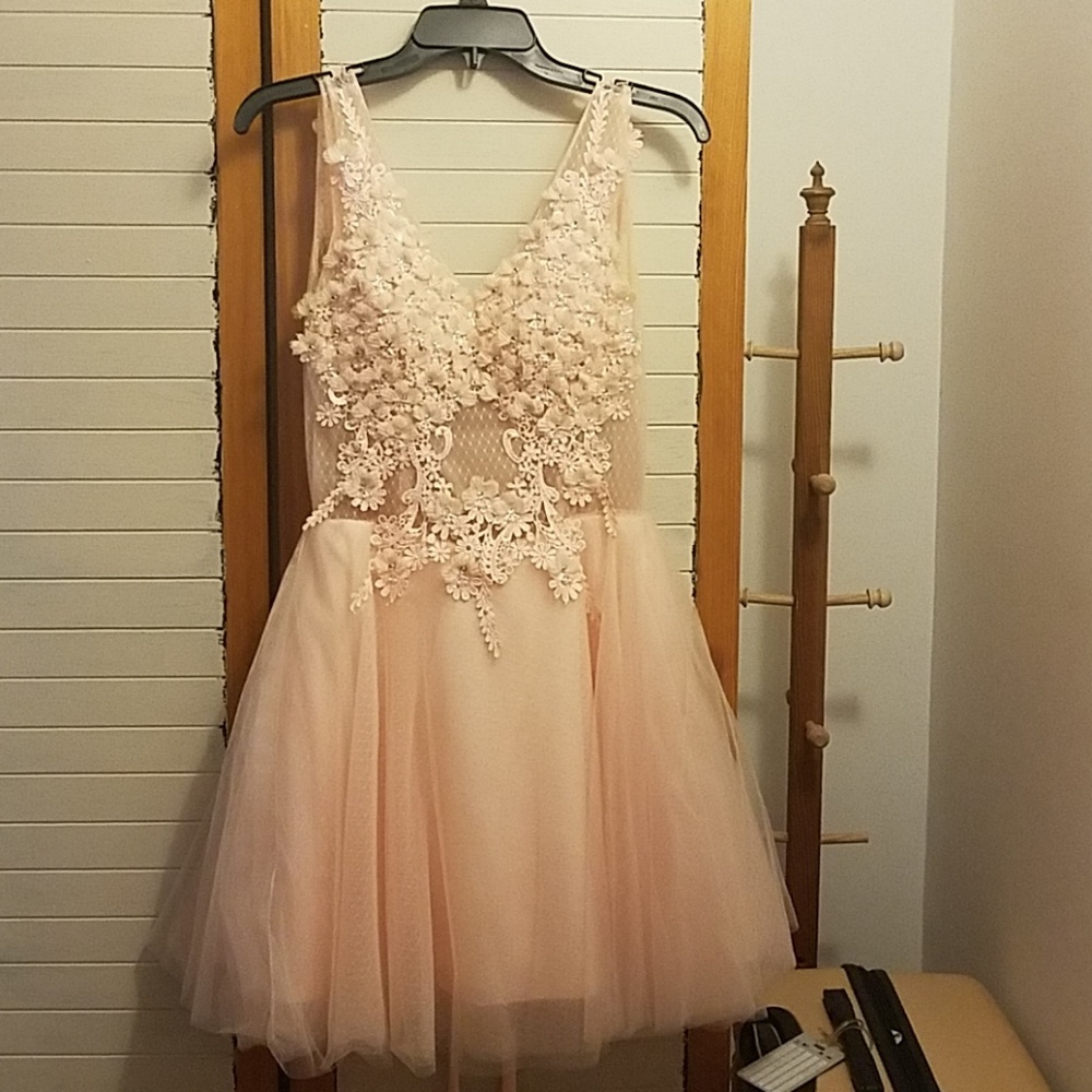 Hand beaded party dress